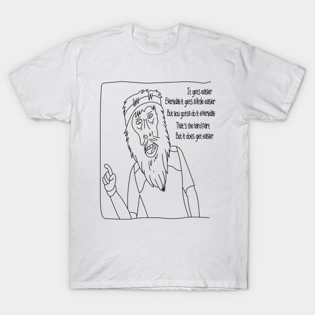 It gets easier Bojack T-Shirt by SIMPLICITEE